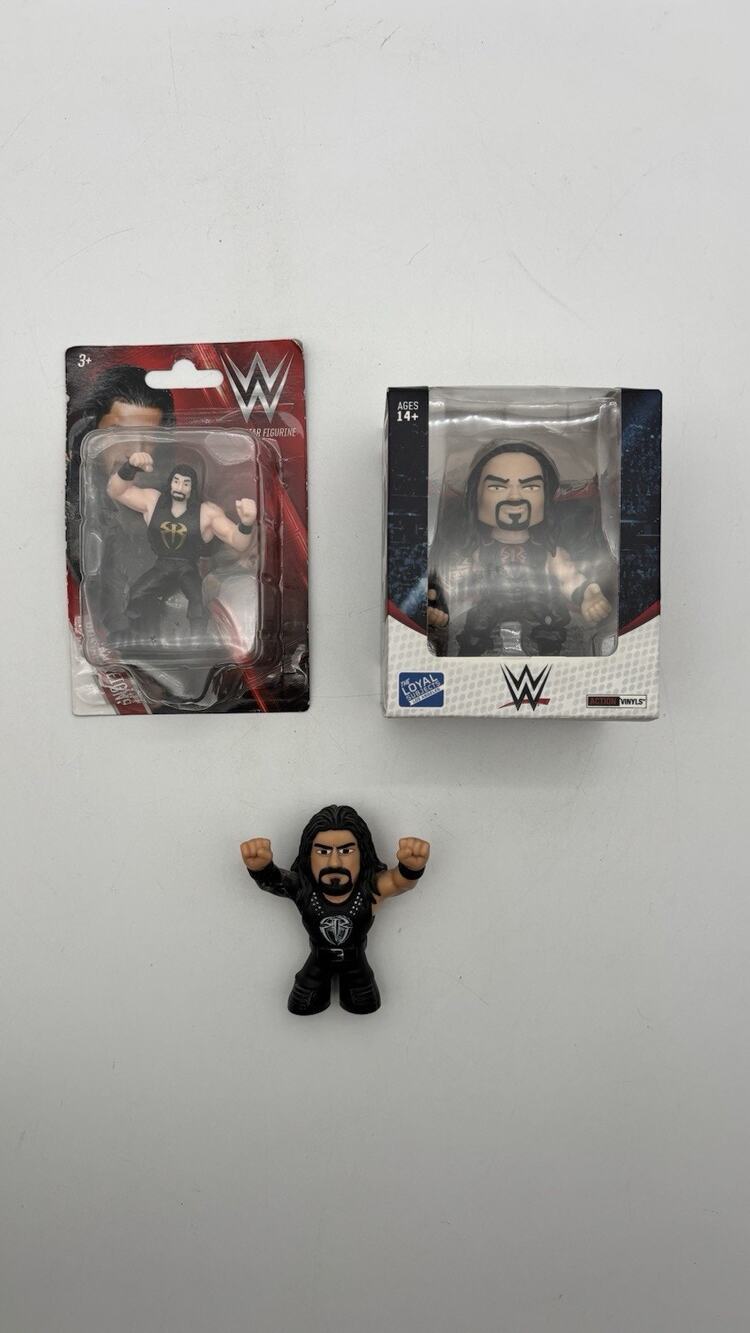 THE LOYAL SUBJECTS WWE WRESTLING ROMAN REIGNS ACTION VINYL NEW Lot Of 3 Figures
